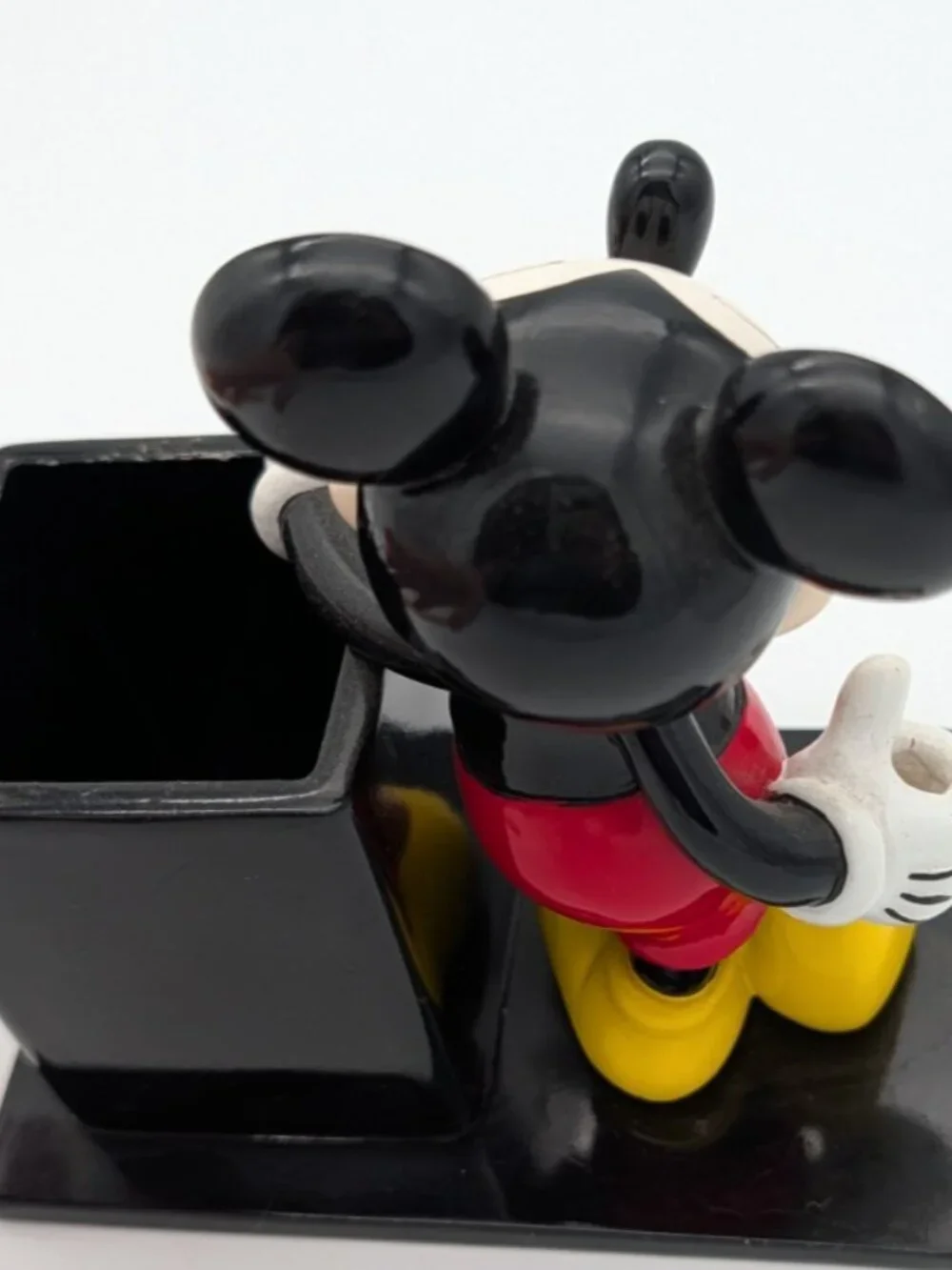 Vintage Mickey Mouse Desk Accessory Pencil Holder Disney office decor organizer
